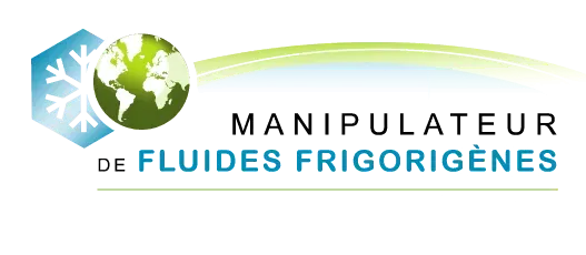 Logo manipulation des fluides frigorigène
